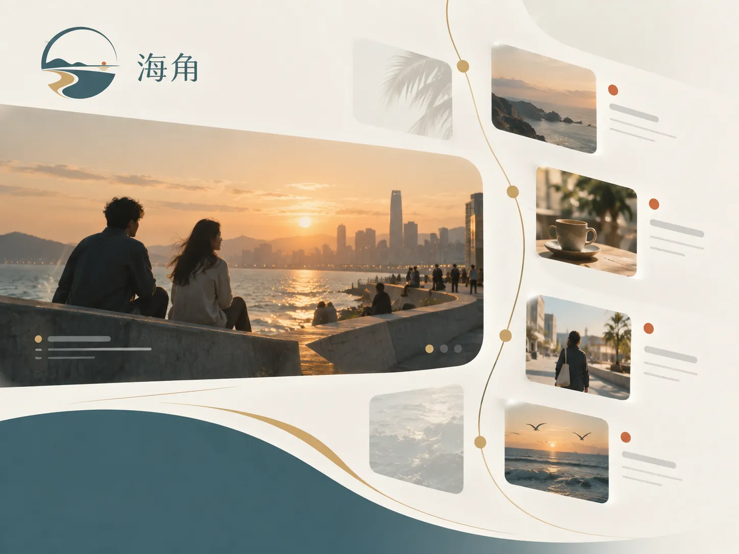 岛上慢行：从集市到防波堤